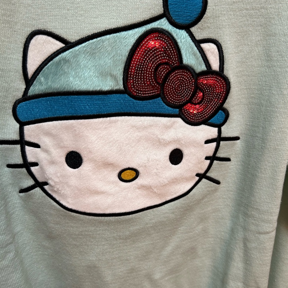 Aeropostale Mint Green Hello Kitty Sweatshirt